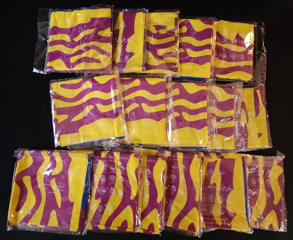 New Wholesale Bulk Lot 16 pcs Camo Face Mask Neck Gaiter Biker Scarf For Resale